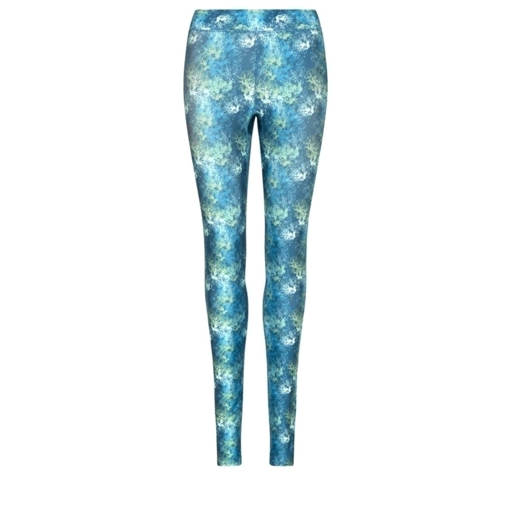 Just Strong Blue Coral Athletic Leggings - Picture 6 of 10